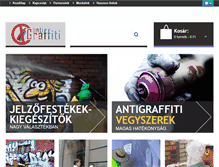 Tablet Screenshot of anti-graffiti.hu